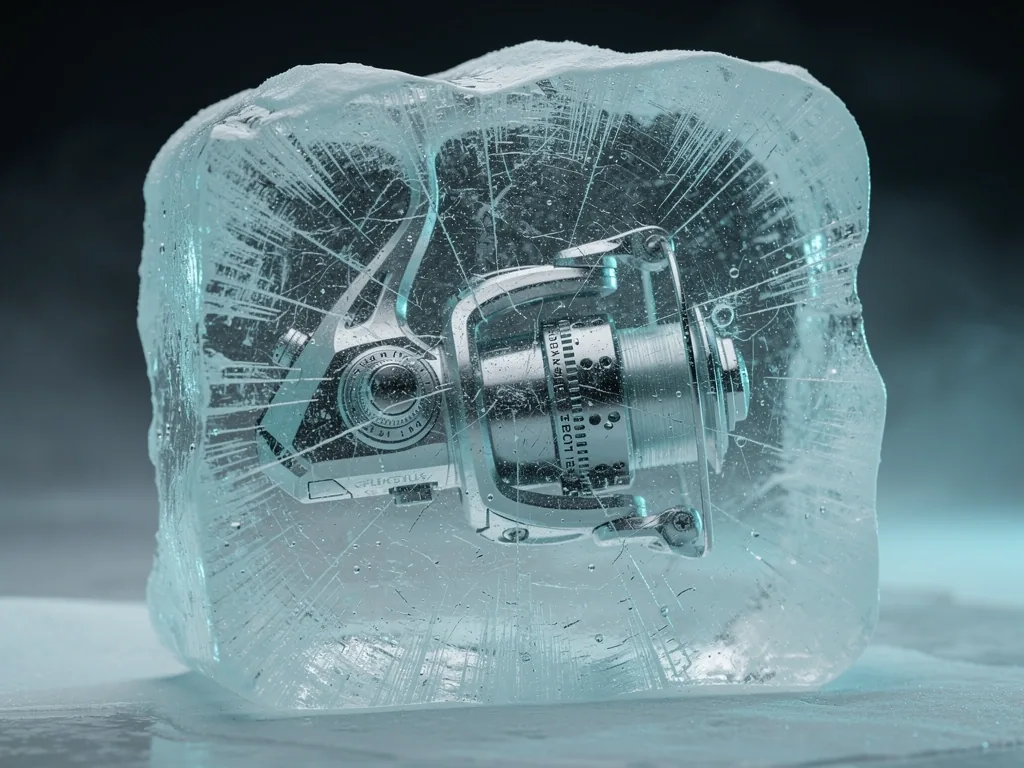 Premium angling equipment preserved in arctic ice
