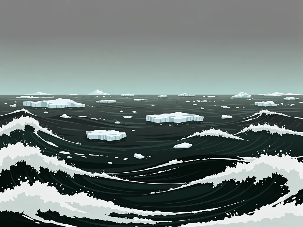 Premium fishing gear encased in arctic ice